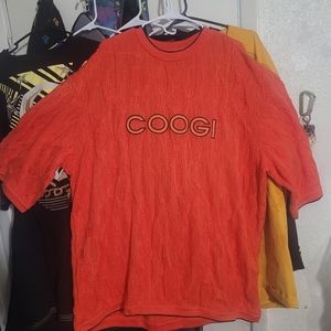 Coogi 4xl basics sweater orange sweatshirt.